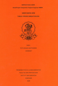 Image of SKR KAR: Tabuh Kreasi Singa Purusa