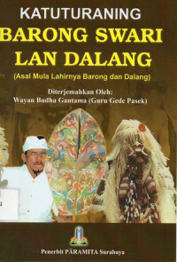 Katuturaning Barong Swari Lan Dalang