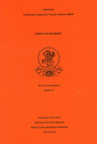 Image of SKR TAR : Karya Tari Ngarepat