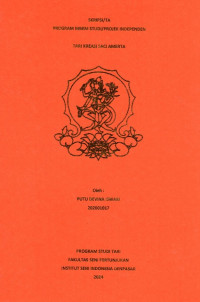 Image of SKR TAR : Tari Kreasi Saci Amerta
