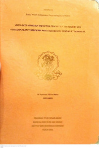 SKR.DM : Visus Gata Mandala Metafora Film Ketika Berhenti di sini Menggunakan Teknik Kain Print Kolaborasi Dengan PT Sangkara