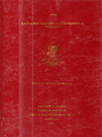 TES. SN : Karya Seni Karawitan Eksperimental 