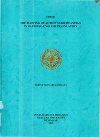TES : The Mapping of Action Verb Meanings in Balinese-English Translation
