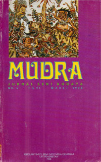 Mudra :  Jurnal Seni Budaya no 6 th VI maret 1998