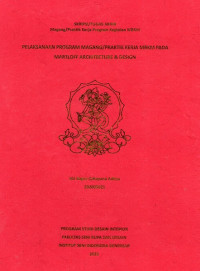 Image of SKR.DI : Pelaksanaan Program Magang/Praktik Kerja MBKM pada Marzloff Architecture & Design
