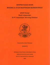 Image of SKR. DKV : Di PT Impactbyte Teknologi Edukasi