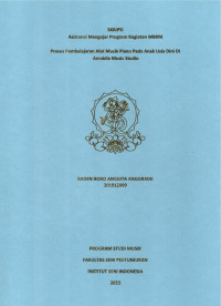 Image of SKR.MUS : Proses Pembelajaran Alat Musik Piano Pada Anak Usia Dini Di Amabile Music Strudio