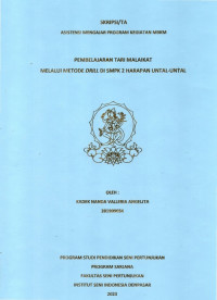 Image of SKR. ST : Pembelajaran Tari Malaikat Melalui Metode Drill di SMPK 2 Harapan Untal-Untal