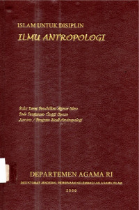 Islam Untuk Disiplin  Ilmu Antropologi