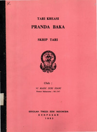Image of TARI : Tari Kreasi Pranda Baka