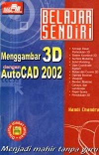 Menggambar 3 D dengan Auto Cad 2002