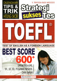Strategi sukses tes toefl