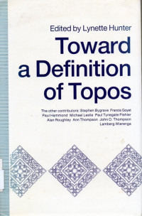 Toward a definition of topos