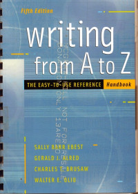 Image of Writing From A to Z