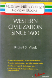 Western  civilization Since 1600