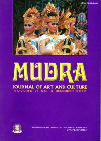 Mudra: Journal  of Art and Culture Volume 27 No.3 December 2012