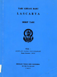 Image of TARI : Tari Kreasi Baru Lascarya