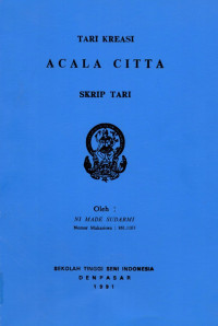Image of TARI : Tari Kreasi Acala Citta