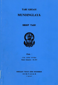 Image of TARI : Tari Kreasi Mundinglaya