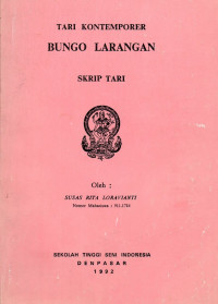 Image of Tari: Tari Kontemporer Bungo Larangan