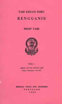 Image of TARI : Tari Kreasi Baru Rengganis