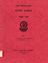 Image of TARI :  Tari Kreasi Baru Kunti Karna