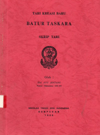 Image of TARI :  Tari Kreasi baru  Batur Taskara
