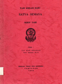 Image of TARI :  Tari Kreasi baru  Satya Semaya