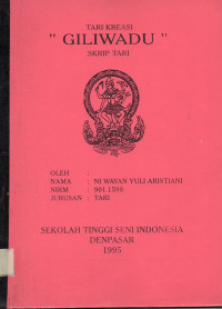 Image of Tari: Tari Kreasi Giliwadu
