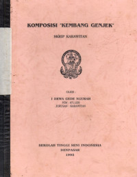 Image of SKAR :  Kembang Genjek