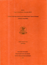 Image of SKR KR : Topeng Ekspresi Anak-anak Pendukung Tarian Inovasi Topeng Megambel