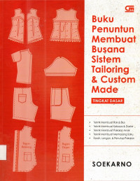 Image of Buku penuntun membuat busana sistem tailoring & custom made