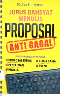 Image of Jurus dahsyat menulis proposal anti gagal