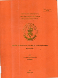 Image of SKR DKV : Perancangan Identitas visual yayasan Cahaya Bhumi Bali