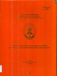 Image of SKR DKV : Perancangan typeface 