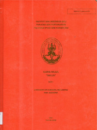 Image of SKR KAR : Karya musik 