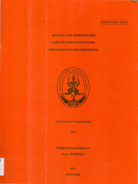 Image of SKR KAR : Tabuh Kreasi Angayubagia