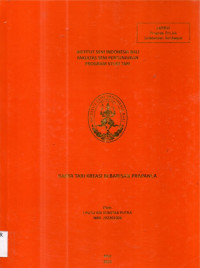 Image of SKR TAR : Karya tari kreasi bebarisan prapanca