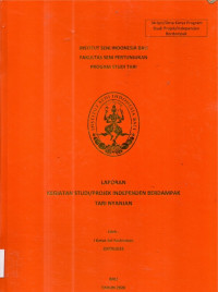 Image of SKR TAR : Tari Nyanjan