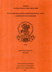Image of SKR. DM: Penciptaan Karya Busana Chandra Edha Ramida : Tradisi Dugderan Pada Kota Semarang