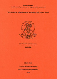 Image of SKR DM : Tedhak Siten : Sebagai Inspirasi Penciptaan Karya Busana Joyfull