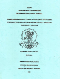 Image of SKR ST : Pembelajaran Gending 