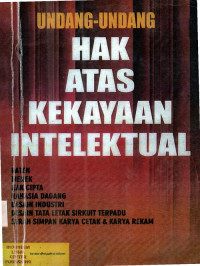 Image of Undang-Undang Hak Atas Kekayaan Intelektual
