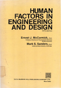 Human Factors in Enginering and Design