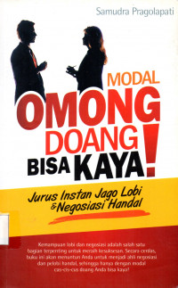 Modal omong doang bisa kaya
