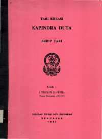 Image of TARI : Tari Kreasi Kapindra Duta