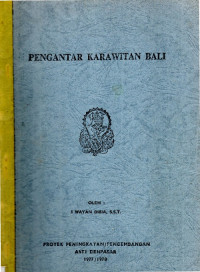 Pengantar karawitan bali