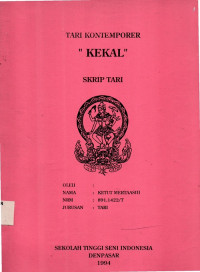 Image of TARI : Tari Kontemporer  Kekal