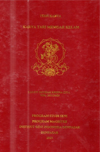 TES. SN : Karya Tari Memoar Kelam