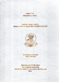 Image of DIS : Kridha wira satya reka cipta paradoks semesta panji